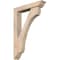 Ekena Millwork Legacy Traditional Smooth Bracket w/ Offset Brace, Douglas Fir, 5 1/2"W x 28"D x 40"H BKT0604X28X40LEC01SDF - alternate 1